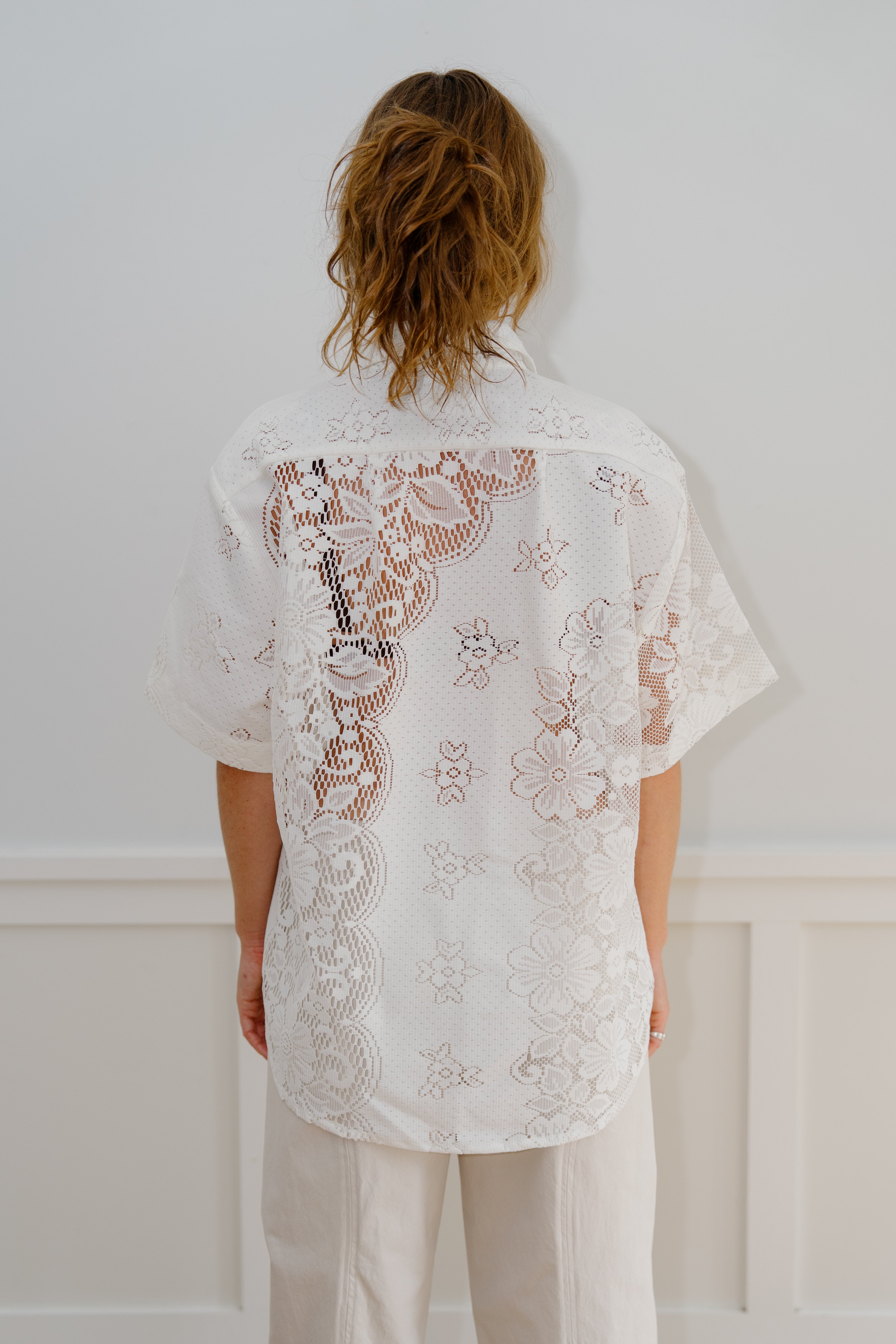 Lace button Down - 1