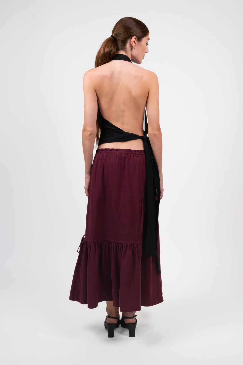 Museum Skirt - Merlot